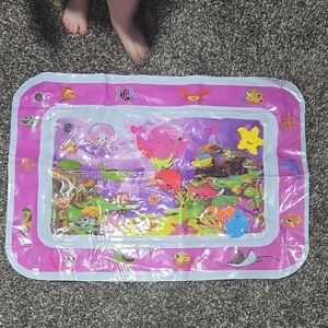 Pink Ocean Play Water Mat for Kids - Inflatable Sensory Toy